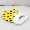 Semi-Enclosed Pet Tent Bed with Tunnel for Cats & Dogs