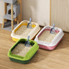 Spacious Cat Litter Box for Kittens and Adult Cats