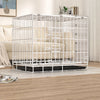 Foldable Dog Crate with Tray and Pee Pads p-05263