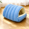 Semi-Enclosed Pet Bed for Cats and Small Dogs