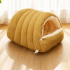 Semi-Enclosed Pet Bed for Cats and Small Dogs