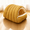 Semi-Enclosed Pet Bed for Cats and Small Dogs