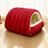 Semi-Enclosed Pet Bed for Cats and Small Dogs