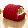 Semi-Enclosed Pet Bed for Cats and Small Dogs