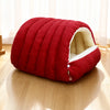 Semi-Enclosed Pet Bed for Cats and Small Dogs
