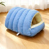 Semi-Enclosed Pet Bed for Cats and Small Dogs