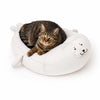 Semi-Enclosed Washable Nylon Cat Bed