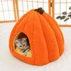 Enclosed House-Style Cat & Small Dog Bed