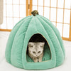 Enclosed House-Style Cat & Small Dog Bed