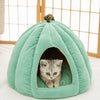 Enclosed House-Style Cat & Small Dog Bed