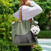 Canvas Shoulder Pet Carrier for Cats and Small Dogs