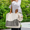 Canvas Shoulder Pet Carrier for Cats and Small Dogs