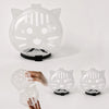 Clear Plastic Cat Cone for Grooming and Care