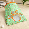 Foldable Cat Tunnel Toy with Crinkle Paper