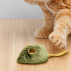 Touch-Activated Plush Mouse Cat Toy with Sound