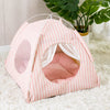 Indoor Tent Pet Bed with Reversible Cushion for Cats and Dogs