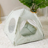 Indoor Tent Pet Bed with Reversible Cushion for Cats and Dogs
