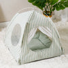 Indoor Tent Pet Bed with Reversible Cushion for Cats and Dogs