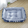 Rectangular Padded Pet Bed for Dogs & Cats