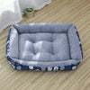 Rectangular Padded Pet Bed for Dogs & Cats