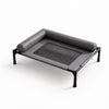 Elevated Faux Leather Pet Cot Bed for Dogs and Cats