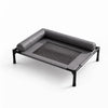 Elevated Faux Leather Pet Cot Bed for Dogs and Cats