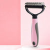 Dog & Cat Dematting Brush for Tangles and Loose Fur