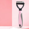 Dog & Cat Dematting Brush for Tangles and Loose Fur