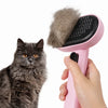 Dual-Sided Dog & Cat Grooming Brush
