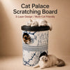 Three-Level Corrugated Cardboard Cat Scratcher House