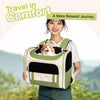 Oxford Cloth Pet Carrier Backpack for Cats and Dogs