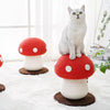 Mushroom Cat Scratching Post with Vertical Scratching Surface