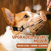 Soft Plastic Dog Muzzle with Breathable Mesh