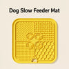 4-Grid Silicone Lick Mat for Dogs, 7.9-Inch Square