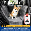 Detachable Pet Car Seat Cover with Storage Bag