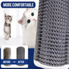 Wall-Mounted Cat Corner Scratcher and Grooming Toy