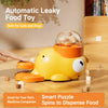 Yellow Duck Interactive Treat-Dispensing Toy for Cats and Dogs