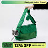 Portable Breathable Mesh Pet Carrier with Shoulder Strap