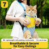 Front-Wearing Pet Carrier Backpack for Cats and Small Dogs