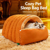 Enclosed Pet Bed for Cats and Small Dogs