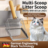 Fine-Slot Stainless Steel Cat Litter Scoop