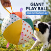 Oversized Fetch and Tug Toy Ball for Medium and Large Dogs