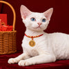 Chinese New Year Pet Collar with Decorative Charm