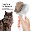 Dual-Sided Dog & Cat Grooming Brush for Deshedding and Detangling
