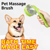 Pet Bath & Massage Brush for Dogs and Cats