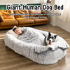 Oversized Plush Pet Bed with Removable Washable Cover