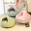 Semi-Enclosed Winter Pet Bed for Cats & Small Dogs, Shell Design