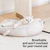 Washable Semi-Enclosed Nylon Pet Bed for Cats and Dogs