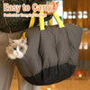 Faux Leather Enclosed Car Pet Carrier for Small Pets