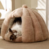 Enclosed Cat Tent Bed with Removable Washable Cover